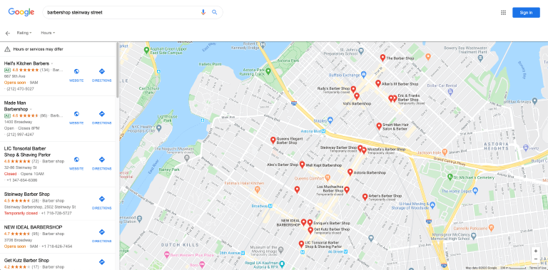 Get your barbershop on Google Maps